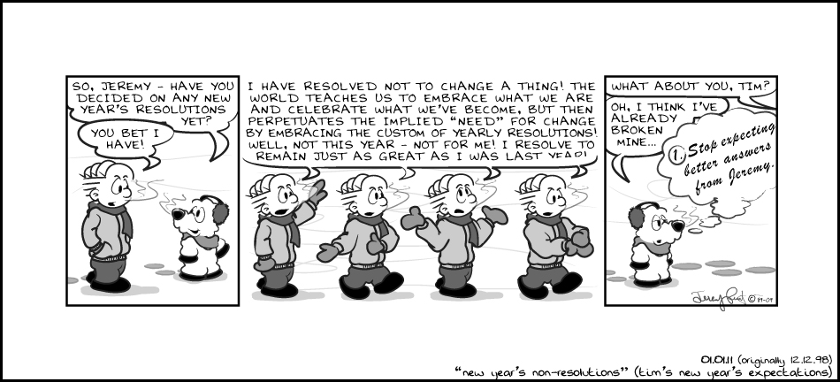 Jeremy And Tim - Comic Strip by Date