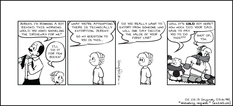 Jeremy And Tim - Comic Strip by Date