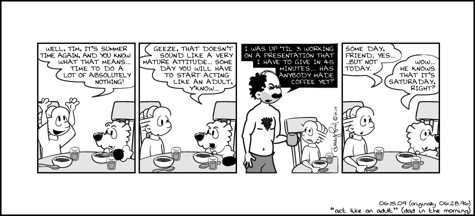 Jeremy And Tim - Comic Strip by Date